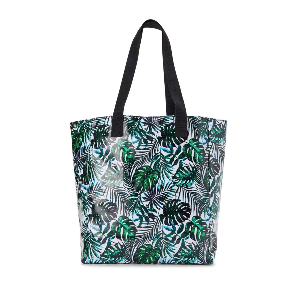 New Time And Tru Coated Large Canvas Tote Bag